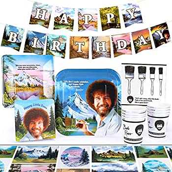 【中古】【輸入品・未使用】Prime Party Bob Ross パーティー用品 クラシックな誕生日パーティーパック Deluxe Pack マルチカラー 10488|スカイマーケットプラス