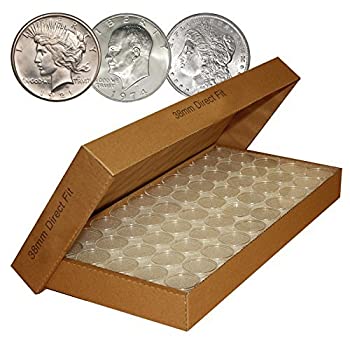 【中古】【輸入品・未使用】25?direct-fit Airtight 38?mmコインホルダーのモーガン/平和/ Ikeドル|スカイマーケットプラス