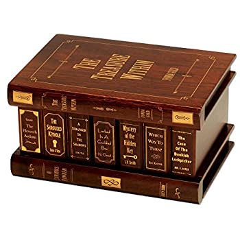 【中古】【輸入品・未使用】Treasure Within Secret Box Brainteaser Puzzle-Secret%ｶﾝﾏ% Magic%ｶﾝﾏ% Puzzle%ｶﾝﾏ% Jewellery Box - Measures 18cm long x 13cm wide x 7.6cm｜スカイマーケットプラス