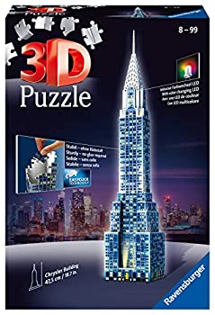 【中古】【輸入品・未使用】Chrysler Building bei Nacht.Night Edition 3-D Puzzle 216 Teile: Erleben Sie Puzzeln in der 3. Dimension｜スカイマーケットプラス