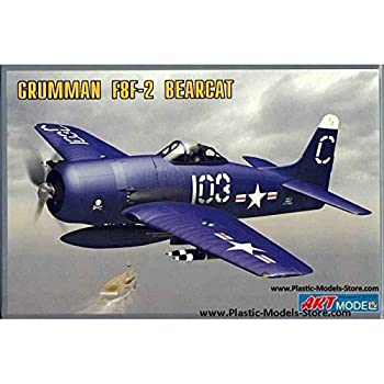 【中古】【輸入品・未使用】プラスチックモデルBuilding Airplane Aircraft Grumman f8?F-2?Bearcat US Naval Fighter 1?/ 72アートモデル7201|スカイマーケットプラス