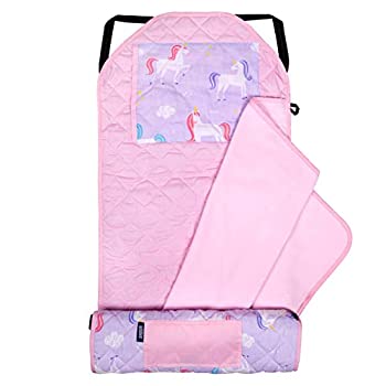 【中古】【輸入品・未使用】Wildkin オールインワン モダンナップマット 枕付き 幼児 男の子 女の子用 保育園や幼稚園に最適なサイズ 伸縮性のあるコーナーストラップで標準|スカイマーケットプラス