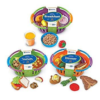 【中古】【輸入品・未使用】Learning Resources Paniers de Petit-Dejeuner/Dejeuner/Diner New Sprouts