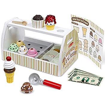 【中古】【輸入品・未使用】メリッサ&ダグ アイスクリーム屋さん ごっこ遊び 木製 おもちゃ 9286 正規品|スカイマーケットプラス
