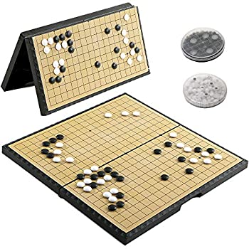 【中古】【輸入品・未使用】Luoyer Go ゲームセット 折りたたみ式 37cm x 37cm /15インチ x 15インチ ポータブル 361個の磁気プラスチックストーン付き クラシック 中国戦略｜スカイマーケットプラス