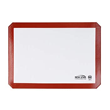 【中古】【インポート品・未当て嵌める】New Star Foodservice 36619 商用品位 シリコンベーキングマット ノンスティックパンライナー付き添い人 二分の一大きさ 11in x 17in 1枚