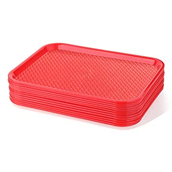 【中古】【インポート品・未当て嵌める】New Star Restaurant Quality Fast Food Tray%ｶﾝﾏ% 25糎 by 36糎%ｶﾝﾏ% Set of 12%ｶﾝﾏ% Red 食器-キッチン用品・食器・調理器具-食器・カトラリー・グラス