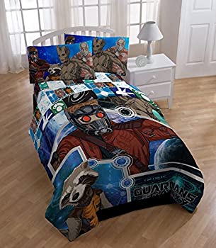 【中古】【輸入品・未使用】ギャラクシーマイクロファイバーComforter-ツインのマーベルガーディアン|スカイマーケットプラス