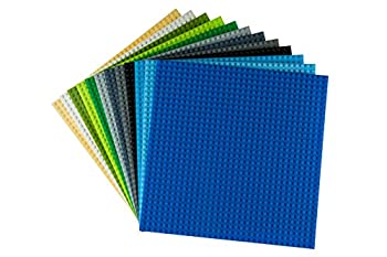 【中古】【輸入品・未使用】Strictly Briks Classic Baseplates 25cm x 25cm Building Brick Base Plates by 100% Compatible with All Major Brands Baseplates for Buildi｜スカイマーケットプラス