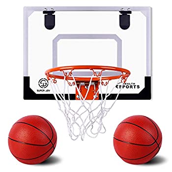 【中古】【輸入品・未使用】AOKESI バスケットボール 子供用 - 16.5インチ x 12.5インチ プロ屋内ミニバスケットボールフープセット ドア&壁用 アクセサリー付き - バスケッ|スカイマーケットプラス