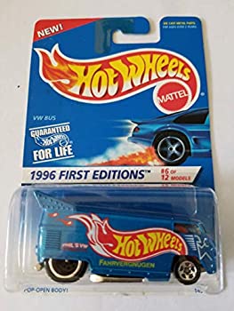 【中古】【輸入品・未使用】Hot Wheels - 1996 First Editions - #6 of 12 - VW (Volkswagen) Bus - Blue Body Color w/graphics - Collector #372