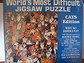 【中古】【輸入品・未使用】世界で最も難しいジグソーパズル「猫版」両面 - 529...
