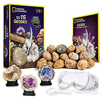 【中古】【輸入品・未使用】[ナショナルジオグラフィック]National Geographic Crack Open 15 Geodes and Explore Crystals with NATIONAL GEOGRAPHIC [並行輸入品]