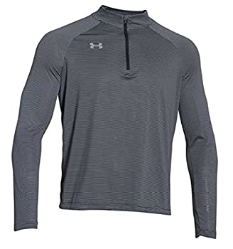 【中古】【輸入品・未使用】Under Armour メンズ チームストライプ 1/4ジップシャツ XX-Large レッド