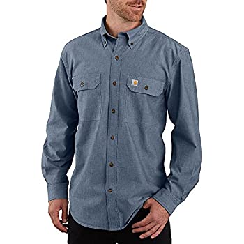 【中古】【輸入品・未使用】Carhartt メンズ オリジナルフィット 長袖シャツ US サイズ: Small カラー: ブルー