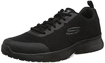 【中古】【インポート品・未当て嵌める】Skechers メンズ 置き目とっ始め 調教師%ｶﾝﾏ% 青み(黒いこと編み物/練りあわせる/黒いこと刈り込み Bbk)%ｶﾝﾏ% 9