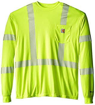 【中古】【輸入品・未使用】CarharttメンズBig & Tall High Visibility Force長袖クラス3?Tee US サイズ: L カラー: グリーン