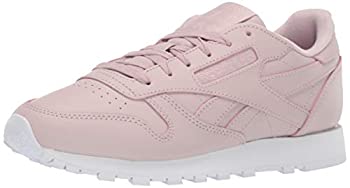 【中古】【インポート品・未当て嵌める】Reebok レディース 古典派音楽 なめし革 スニーカー%ｶﾝﾏ% アッシュライラック/白いこと%ｶﾝﾏ% 10