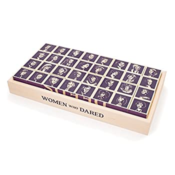 【中古】【輸入品・未使用】Uncle Goose Women Who Dared Blocks - Made in the USA