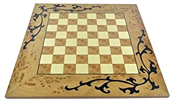 【中古】【輸入品・未使用】Natural Color Wood Chess Board with Black Floral Accents and 1.75%ﾀﾞﾌﾞﾙｸｫｰﾃ% Squares 30,027円