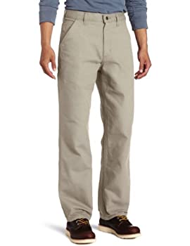 【中古】【輸入品・未使用】Carhartt Men's Washed Duck Work Dungaree Pant%ｶﾝﾏ% Desert%ｶﾝﾏ% 36W X 32L