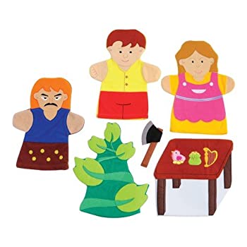 【中古】【輸入品・未使用】Constructive Playthings svl-464?Jack & the Beanstalk Hand Puppets Storytelling、グレード:幼稚園に3を設定、年齢: 9.7インチ高さ、13.35?%ﾀ｜スカイマーケットプラス