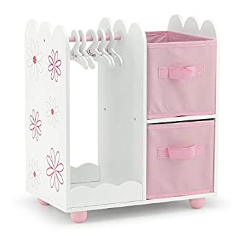 【中古】【輸入品・未使用】18 Inch Doll Storage Clothes Open Wardrobe Furniture Fits 18%ﾀﾞﾌﾞﾙｸｫｰﾃ% American Girl Dolls - Includes Hangers for Doll Clothes &｜スカイマーケットプラス