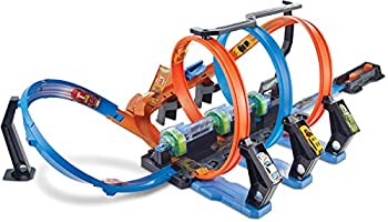 【中古】【輸入品・未使用】Hot Wheels Corkscrew Crash Track Set