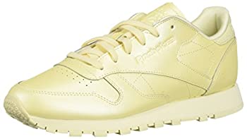 【中古】【輸入品・未使用】Reebok レディース クラシック レザー スニーカー%ｶﾝﾏ% ミドルウォッシュイエロー。%ｶﾝﾏ% 9.5｜スカイマーケットプラス