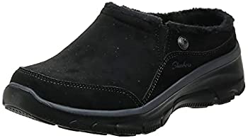 【中古】【インポート品・未当て嵌める】Skechers Women\u0027s Easy Going-Latte-Twin Gore Slip-On Open Back Mule%ｶﾝﾏ% Black%ｶﾝﾏ% 7.5 M US
