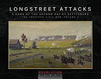 【中古】【輸入品・未使用】REV:ロングストリート アタックス ゲティスバーグの2日目ゲーム 1863年7月2日 ボードゲーム 【本箱箱入り】