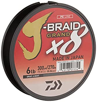 【中古】【輸入品・未使用】Daiwa J-Braid 300M 8本編みラウンド編みライン 20 lb/330 yd