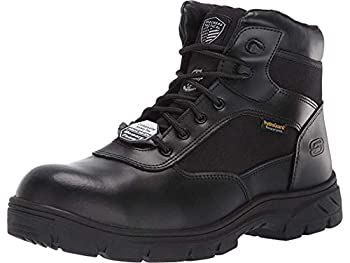 【中古】【インポート品・未当て嵌める】Skechers Work Wascana Linnean メンズ US 大きさ: 9 色つや: 黒いこと