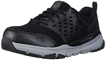 【中古】【輸入品・未使用】Skechers メンズ Soven Sr コンストラクションシューズ US サイズ: 8 Wide カラー: ブラック｜スカイマーケットプラス