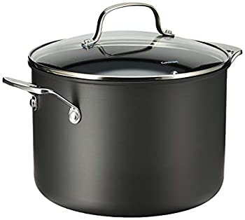 【中古】【インポート品・未当て嵌める】Cuisinart 635-24?シェフズクラシック ノン突っ支い棒工業 8-Quart 黒いこと 666-24