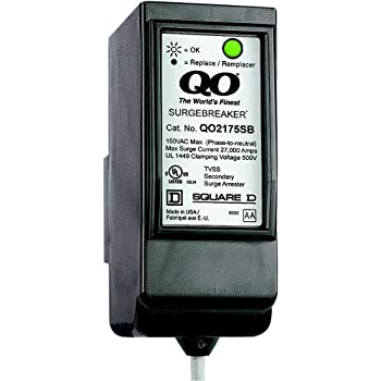 【中古】【輸入品・未使用】Square D by Schneider Electric QO2175SB QO SurgeBreaker Surge Protective Device Takes 2 Load Center Spaces [並行輸入品]