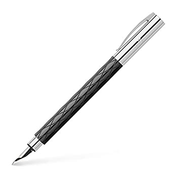 【中古】【輸入品・未使用】Faber-Castell Ambition Rhombus Fountain Pen Black 万年筆 (並行輸入品)|スカイマーケットプラス