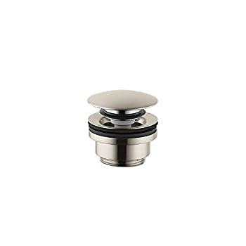 【中古】【インポート品・未当て嵌める】Hansgrohe 50100821 Sink Push Open Drain%ｶﾝﾏ% 1-1/4-Inch%ｶﾝﾏ% Brushed Nickel by Hansgrohe