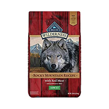 【中古】【インポート品・未当てはめる】Blue Buffalo Wilderness Adult Rocky Mtn Recipes Red Meat - Grain Free 22 重量ポンド by BLUE Wilderness