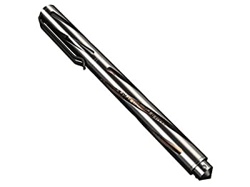 【中古】【インポート品・未当て嵌める】Nitecore NTP10 タクティカルセルフディフェンスペン タングステンスチールチップ付き添い人 チタン