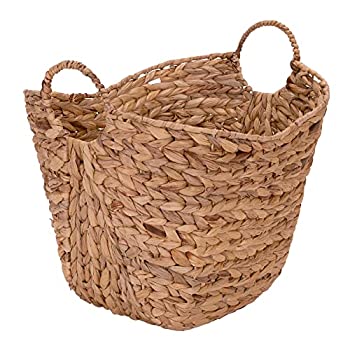 【中古】【輸入品・未使用】Household Essentials Tall Water Hyacinth Wicker Basket with Handles by Household Essentials [並行輸入品]｜スカイマーケットプラス