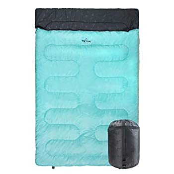 【中古】【輸入品・未使用】Teton Sportsカスケードダブルスリーピングバッグ; バックパック、キャンプ、ハイキング、旅行のためのクイーンサイズのスリーピングバッグ; 2本