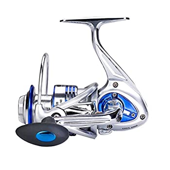 【中古】【輸入品・未使用】Diwa スピニングフィッシングリール 海水用 淡水用 3000 4000 5000 6000 7000 スプール ウルトラスムーズ 超軽量 パワフル トラウト バス 鯉ギア