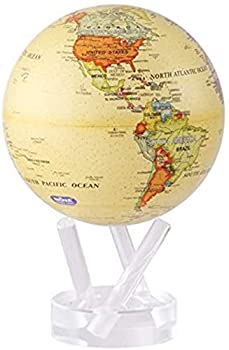 【中古】【輸入品・未使用】MOVA 不思議な地球儀 MOVAグローブ 11cm Political Map Yellow|スカイマーケットプラス