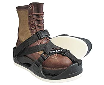 【中古】【インポート品・未当て嵌める】Korkers Unisex TuffTrax 3-In-1 Overshoe Sandal%ｶﾝﾏ% Black%ｶﾝﾏ% XL