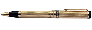 【中古】【輸入品・未使用】Xezo Tribune 18カラット ゴールド レイヤード ダイヤモンドカット ボールペン 重みがありバランスの取れた限定版(トリビューン 18K ゴールド B)