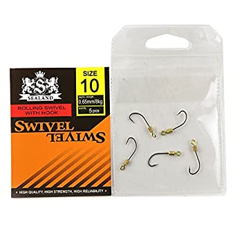 【中古】【インポート品・未当て嵌める】つり銭スイベルタックルフライソリッドクリップ一括ロット卸売Supplies q0685?Rolling with引っ掛かり10?#