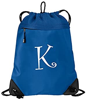 【中古】【インポート品・未当て嵌める】Personalized DrawstringバックパックモノグラムCinch Pack御徒面子授業時間や旅する