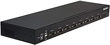 【中古】【輸入品・未使用】SEDNA - USB - 8ポートシリアルハブ USB 2.0ポート2個付き - Comポート保持 - 1U 19インチラックマウント