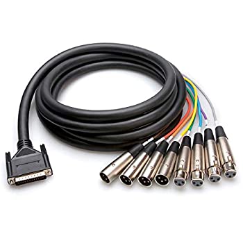 【中古】【輸入品・未使用】Hosa AES805Y AES/EBU Breakout Snake%ｶﾝﾏ% DB-25 to 4 XLR Male & 4 XLR Female%ｶﾝﾏ% 16.5 Feet by Hosa [並行輸入品]